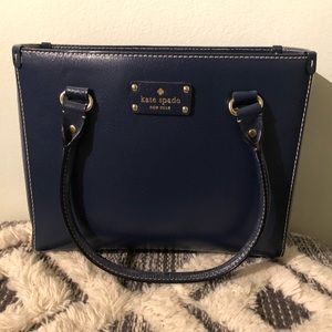 Navy, leather Kate Spade purse